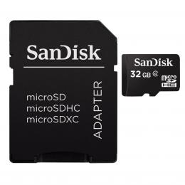 SanDisk microSDHC Card 32 GB    Adapter