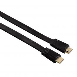 Hama HDMI kabel vidlice-vidlice, plochý, pozlacený, 3 , 1,5 m