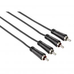 Hama audio kabel 2 cinch - 2 cinch, 1 , 0,75 m