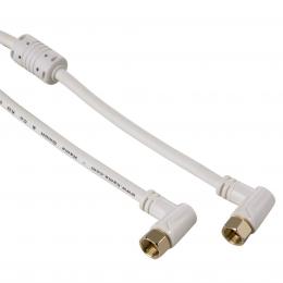 Hama SAT kabel F-vidlice - F-vidlice, 1,5 m, kolmé konektory 95 dB, 3 