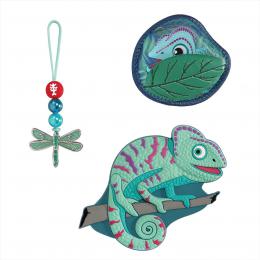 Doplòková sada obrázkù MAGIC MAGS Tropický chameleon k aktovkám GRADE, SPACE, CLOUD, 2v1 a KID