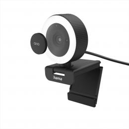Hama QHD webkamera s kruhovým svìtlem C-800 Pro, dálkový ovladaè