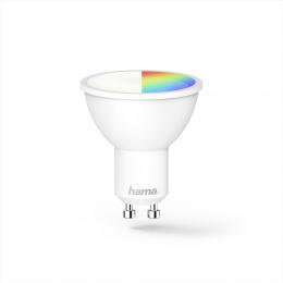 Hama SMART WiFi LED žárovka, GU10, 5,5 W, RGBW, stmívatelná, ovládání pomocí App