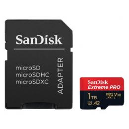 SanDisk Extreme Pro microSDXC 1 TB 170 MB/s A2 C10 V30 UHS-I U3, adaptйr, NБHRADA 214508
