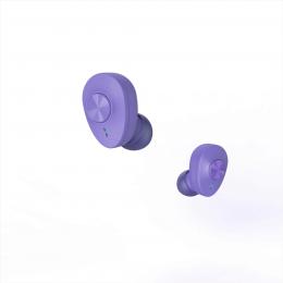 Hama Bluetooth sluchátka Freedom Buddy, špunty, nabíjecí pouzdro, fialová