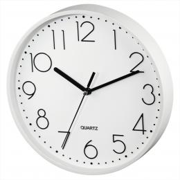 Hama PG-220, nástìnné hodiny, prùmìr 22 cm, tichý chod, bílé