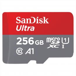 SanDisk Ultra microSDXC 256GB 120MB/s  A1 Class 10 UHS-I, s adaptйrem