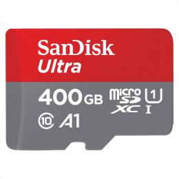 SanDisk Ultra microSDXC 400GB 120MB/s  A1 Class 10 UHS-I, s adaptérem
