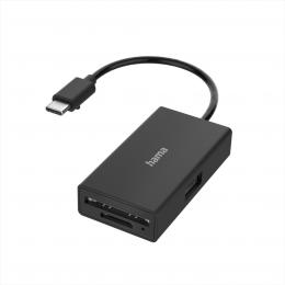 Hama USB-C hub/èteèka karet OTG, SD, microSD, USB-A