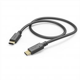 Hama kabel USB-C 2.0 typ C-C 1 m, èerná - zvìtšit obrázek