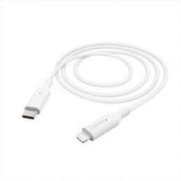 Hama MFi USB-C Lightning kabel pro Apple, 1 m, bílá