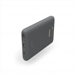 Hama Supreme 5HD, powerbank 5000 mAh, 2,1 A, výstup  USB-C