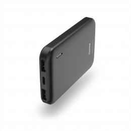 Hama Pocket 5, powerbanka 5000 mAh, 2,1 A, vstup  2x USB-A