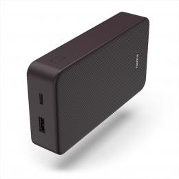 Hama Colour 20, powerbanka 20000 mAh, 3 A, vstup  USB-C, USB-A, slivkov