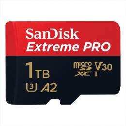 SanDisk Extreme PRO microSDXC 1TB   SD Adapter 200MB/s and 140MB/s A2 C10 V30 UHS-I U3 - zvtit obrzek