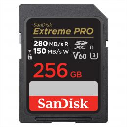 SanDisk Extreme PRO 256 GB V60 UHS-II SD cards, 280/150 MB/s,V60,C10,UHS-II - zvìtšit obrázek
