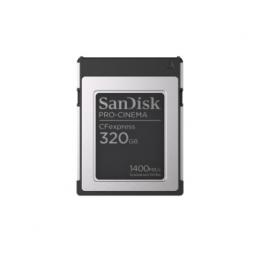 SanDisk PRO-CINEMA CFexpress Type B Card 320 GB up to 1700 MB/s,1500 MB/s - zvìtšit obrázek