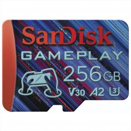SanDisk GamePlay microSDXC UHS-I Card, 256 GB GamingmicroSDXC,190 MB/s,130 MB - zvtit obrzek