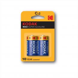 Kodak baterie MAX alkalick, C, 2 ks, blistr