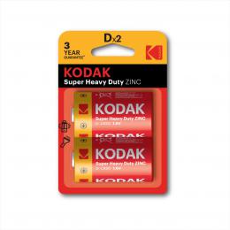 Kodak baterie Heavy Duty zinko-chloridov, D, 2 ks, blistr