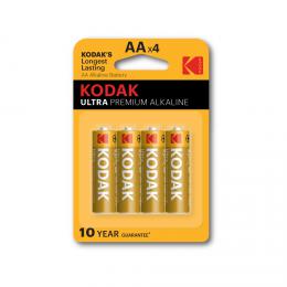 Kodak baterie ULTRA PREMIUM alkalick, AA, 4 ks, blistr