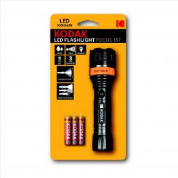 Kodak svtilna LED Focus 157 Flashlight, 60 Lumen   3x AAA Extra Heavy Duty