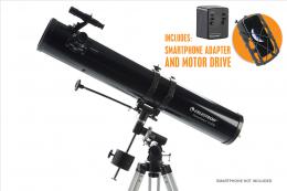 Celestron PowerSeeker 114/900mm EQ teleskop zrcadlov motorizovan (22037)