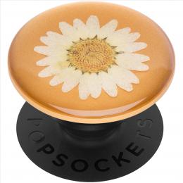 PopSockets PopGrip Gen.2, Pressed Flower White Daisy, bílý kvítek zalitý v pryskyøici - zvìtšit obrázek