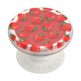 PopSockets Gen.2 PopLips, Strawberry Feels, s balzámem na rty, jahoda - zvìtšit obrázek