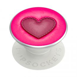 PopSockets PopGrip Gen.2, Stitched Love Heart, umìlá kùže, 3D srdíèko - zvìtšit obrázek