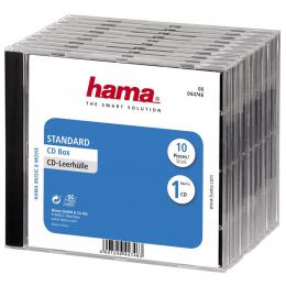Hama CD BOX náhradní obal, 10ks/bal, transparentní/èerná