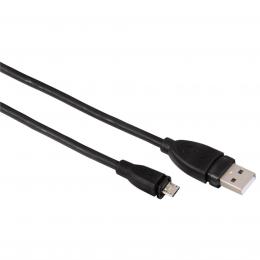 Hama micro USB 2.0 kabel, typ A - micro B, 0,25m, �ern�