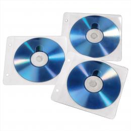 Hama obal na 2 CD/DVD, pro kroužkové poøadaèe, bílý, balení 50 ks (cena za balení)